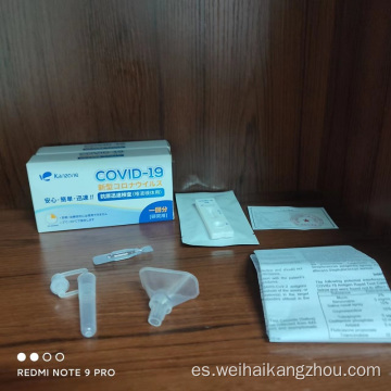 Dispositivos de kit de prueba de antígeno de saliva covid-19